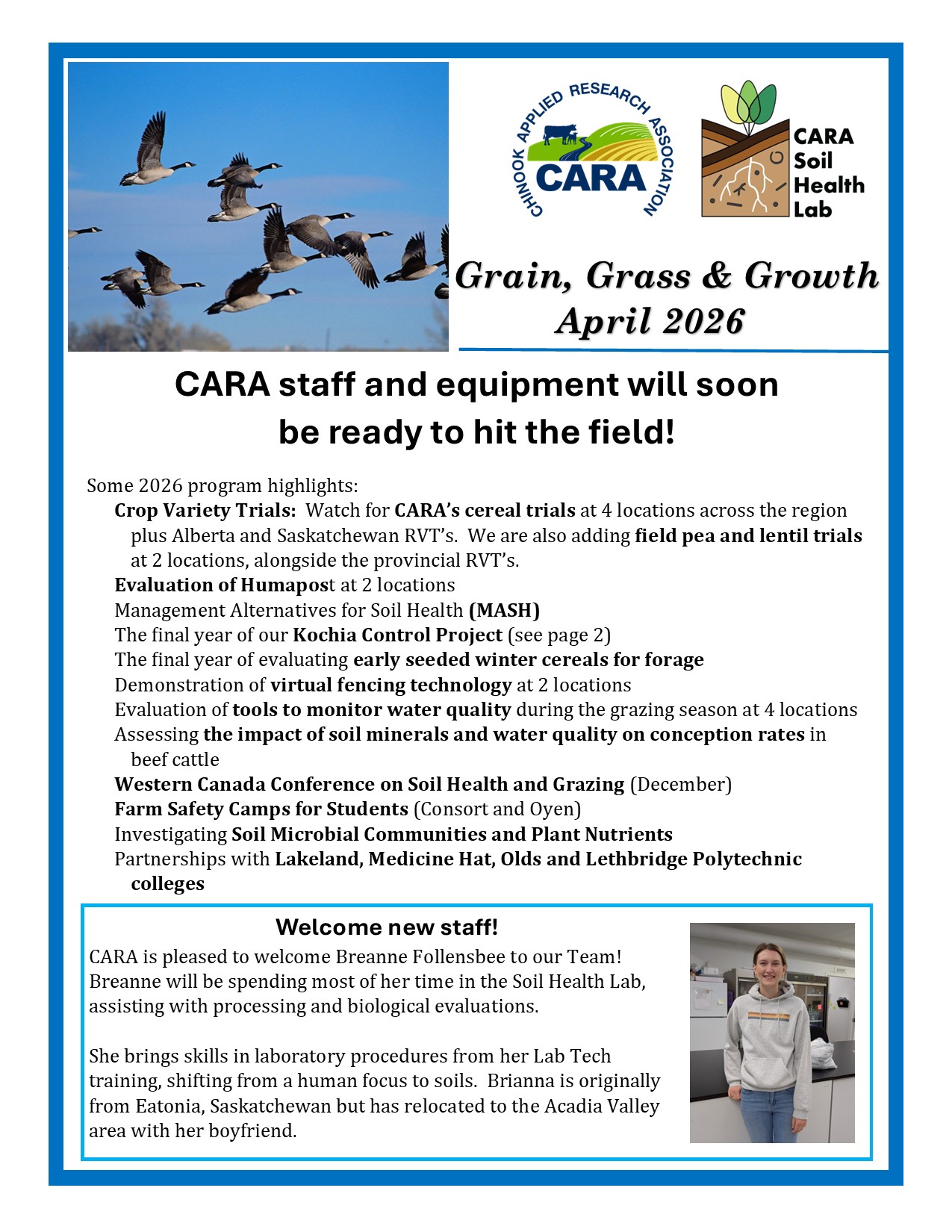 CARA Newsletter